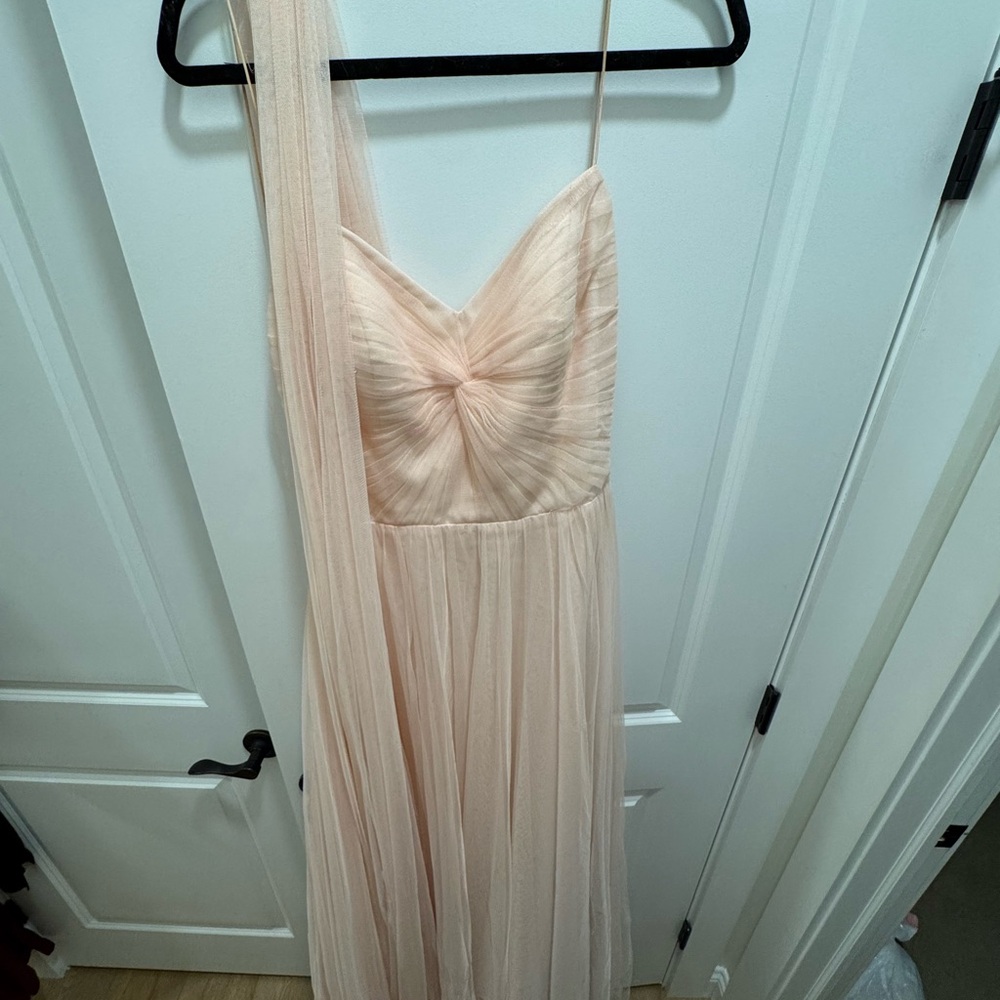 Watters and Watters Anthropologie Tulle Blush  Dress